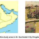 图1：沙特阿拉伯Al- Qunfudah城市王国的研究区的位置