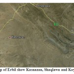 图（3）：埃尔比勒展示喀斯纳州，沙克瓦和Koysinjaq区地图