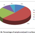 图4b:在地表水中分析的样品百分比。