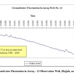 图6：AZRAQ的地下水波动 -  12观察井（Bajjali，Hadidi，2005）