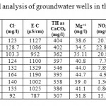 表2死海盆地地下水井描述性统计分析。