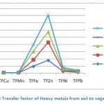 图3从土壤到蔬菜的重金属转移系数