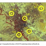 图1:利雅得市KACST监测站地理位置。