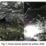 Figure7:雪隧道;照片作者，2008年