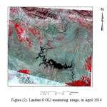 图(2)2014年4月Landsat-8 OLI测量图像