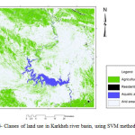 图6- 2014年喀尔喀河流域土地利用分类，采用SVM方法
