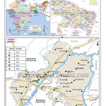 图-1:显示研究区取样地点的位置图