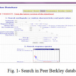 图1-在Peer Berkley数据库中的搜索