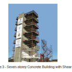 图3 -有剪力墙的七层混凝土建筑