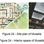 图23  -  Musalla的网站计划图24  -  Musalla的室内空间