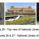 图25 -伊朗国家图书馆俯视图图26和27 -伊朗国家图书馆