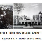 图5 -鸟瞰图的纳德沙阿的坟墓图6和7 -纳德沙阿的坟墓