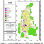 图3 - Bandare Torkeman城市土地利用现状图