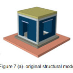 图7 (a)-原始结构模型