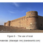 图8 -当地材料的使用(Maranjab inn) (irandesertd.com)
