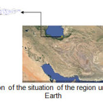 图1-使用谷歌地球研究区域的情况