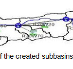 图5-创建的子流域和水道网络的展示