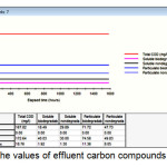 图6：模型流出物碳化合物的值