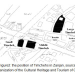 图2:Timchehs在Zanjan的位置，来源:库姆文化遗产和旅游组织