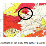 图1  - 在Torud的1：250000地图中的研究区域的位置