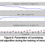 图8。神经网络训练中Levenberg-Marquardt算法的参数