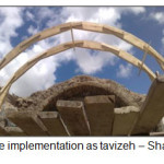 图7。木制模板实现为tavizeh€“ 沙米商队-赞扬。