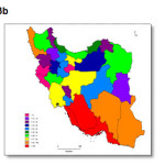 图3。b-以省为单位对伊朗因纽利部落的观测次数。