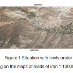 图1所示。伊朗1:100万比例尺公路地图上正在研究的限制情况