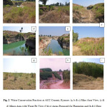 图2:在ACC水泥，Kymore节水实践。(a, b和c)矿区视图，(c和d)矿区与水坑视图(f和g)建议种植面积和(h和i) ACC Cement, Kymore的最佳实践