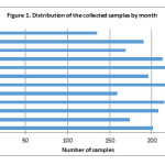 图1.按月分配收集的样本