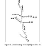 图1所示。3 .印度亚穆纳河采样站位次图(Sargaonkar and Deshpande, 2003