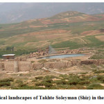 图2：伊朗西北地区高赫特Soleyman（Shiz）的考古景观