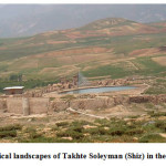 图2:伊朗西北部Takhte Soleyman (Shiz)考古景观