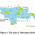 图1. Dharmpur块的地图