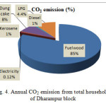 图4. Dharampur Block总家庭的年度二氧化碳排放