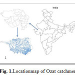 图1. ozat集水区的位置图