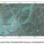 图2：Kadalundi Etruary的Kadalundi Bird Sanctuary的位置图[4]，