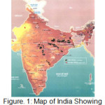 数字。1：印度地图显示煤炭和褐煤资源7