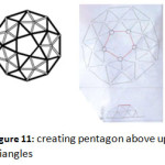 图11:在上三角形上创建五边形