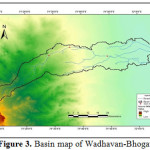 图3. Wadhavan-Bhogav​​的盆地地图