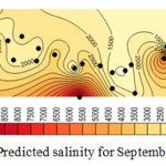 图11 2013年9月预测盐度