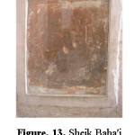 图13。Sheikh Baha'i的笔迹在Sheikh Shahab集合，作者