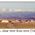数字。18.来自West（Tabriz Gate）的Ahar ViewÂ²²