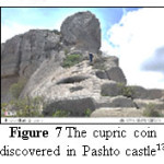 图7在Pashto Castle Quare中发现的铜Coin