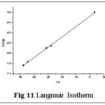 图11 Langmuir等温线