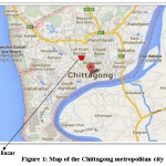 图1：Chittagong Metropolitan City的地图