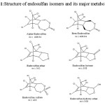 图1：硫丹异构体的结构及其主要代谢产物