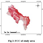 图2研究区FCC