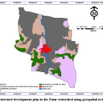 图6使用地理空间技术的Patur流域流域开发计划